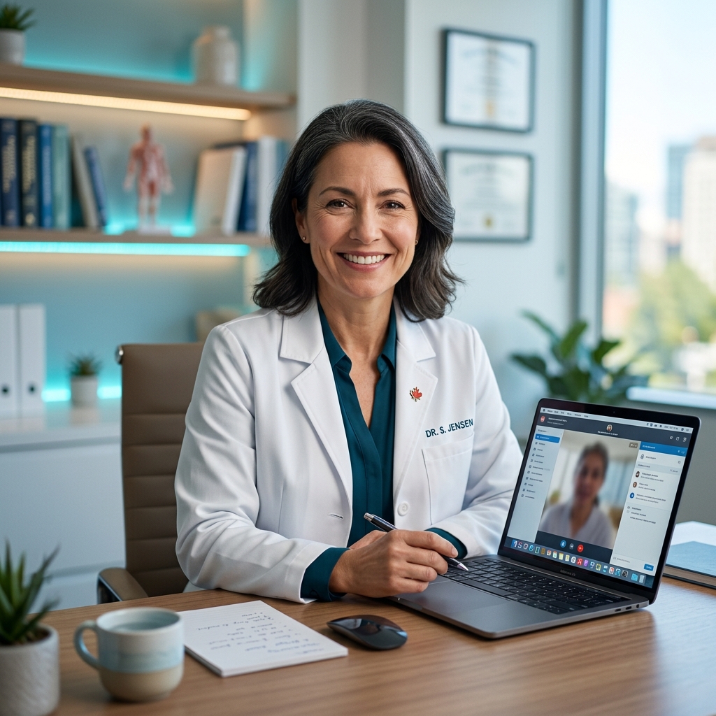 Board-certified Canadian doctor providing online consultation in Dawson Creek BC
